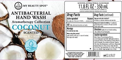 Label Image (My Beauty Spot Antibacterial Hand Wash Coconut Scented 350 mL Bzk 15)